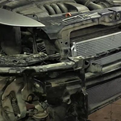 установка нового радиатора кондиционера